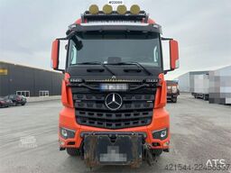Mercedes-Benz Arocs 8x4 fully plow rigged hook truck w/ underlyi