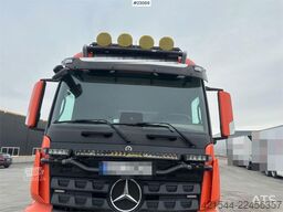 Mercedes-Benz Arocs 8x4 fully plow rigged hook truck w/ underlyi