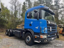Scania 124G hooklift truck – Joab hook with articulated (