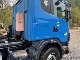 Scania 124G hooklift truck – Joab hook with articulated (