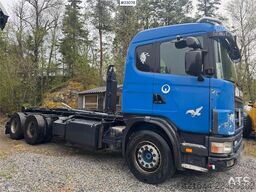 Scania 124G hooklift truck – Joab hook with articulated (