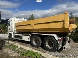 Scania G490 6x2 hook lift w/ 20T hook and tipper box.
