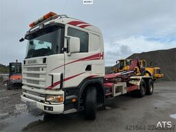Scania R164 6x4 Hook truck.