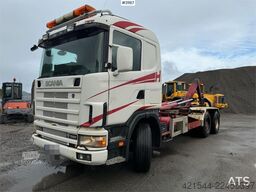 Scania R164 6x4 Hook truck.