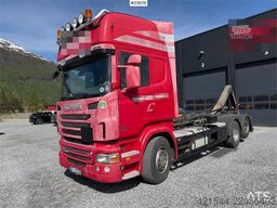 Scania R480 6x2 hook truck w/ crane hydraulics and replac