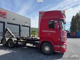 Scania R480 6x2 hook truck w/ crane hydraulics and replac