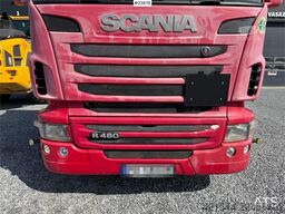 Scania R480 6x2 hook truck w/ crane hydraulics and replac