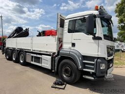 MAN TGS 35.440 8x4 TRIDEM PRITSCHE + KRAN HIAB 288 ...