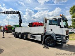 MAN TGS 35.440 8x4 TRIDEM PRITSCHE + KRAN HIAB 288 ...