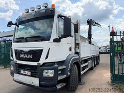 MAN TGS 35.440 8x4 TRIDEM PRITSCHE + KRAN HIAB 288 ...