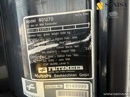 KUBOTA KX61-3/SW/Planierschild/3981h/2x Löffel