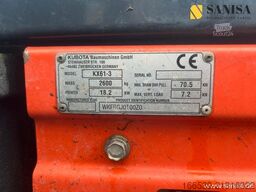 KUBOTA KX61-3/SW/Planierschild/3981h/2x Löffel