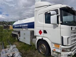 Scania R124 6x2 tanker truck. Can be purchased as a chass