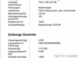 MAN TGE 3.180 4X4 ALLRAD NEU !!3 X NOCH VORHANDEN!!