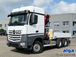 MERCEDES-BENZ 2651 L Arocs HAD 6x6,HMF 3220,Funk,AHK,Container