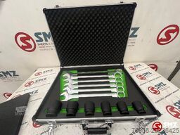 Diversen Gereedschaspkoffer doppen + sleutels 34-50mm