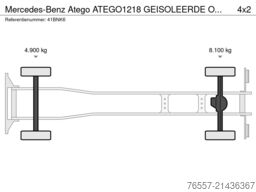 Mercedes-Benz Atego ATEGO1218 GEISOLEERDE OPBOUW  620x247x260...