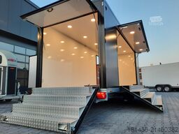 trailershop Mobiler isolierter Verkauf Infostand