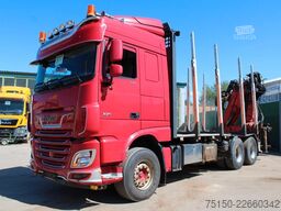 DAF XF 530 6x4 HOLZ KRAN PALFINGER EPSILON Nr: 377
