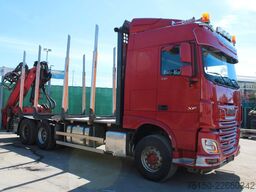 DAF XF 530 6x4 HOLZ KRAN PALFINGER EPSILON Nr: 377
