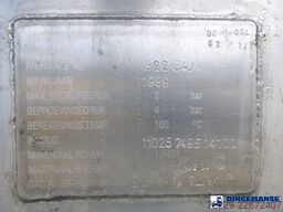 Burg Chemical tank inox 32.6 m3 / 3 comp