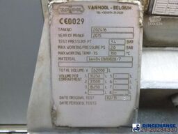 Van Hool Food tank inox 62 m3 / 3 comp