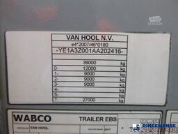 Van Hool Food tank inox 62 m3 / 3 comp