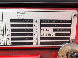 Scania T 124 LA 4X2 NA400 + manual + euro 2 + 4.70m wh...