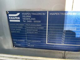 Knapen Trailers K200 380H 88m3 Cargo floor, SAF Scheibenbremsen...
