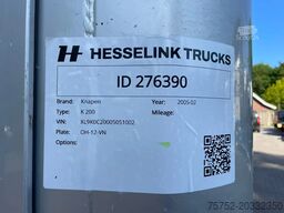 Knapen Trailers K200 380H 88m3 Cargo floor, SAF Scheibenbremsen...