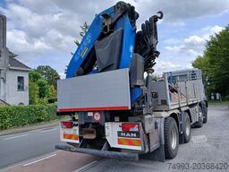 MAN TGS 41.440 8x4 open laadbak + kraan