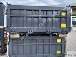 Decker Containerbau Abrollcontainer, Bayernbox, Pendelklappe
