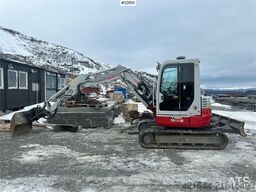 Takeuchi TB153FR excavator w/ 3 buckets and grapple cassett