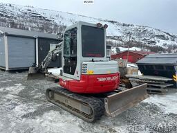 Takeuchi TB153FR excavator w/ 3 buckets and grapple cassett
