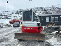 Takeuchi TB153FR excavator w/ 3 buckets and grapple cassett