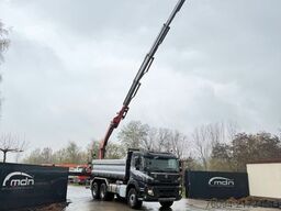 VOLVO FMX 420 Kipper 6x4 Kran 18m FUNK Bordmatik