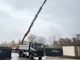 VOLVO FMX 420 Kipper 6x4 Kran 18m FUNK Bordmatik