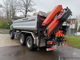VOLVO FMX 420 Kipper 6x4 Kran 18m FUNK Bordmatik