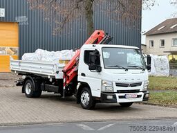 Mitsubishi Canter 9C18 - 95 Tkm - Kipper - Kran