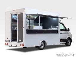 Man FOOD TRUCK Imbiss Handlowy Burger