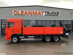 DAF FAT 105 XF 460 6x4 Manual Full Steel Hiab 16 To...