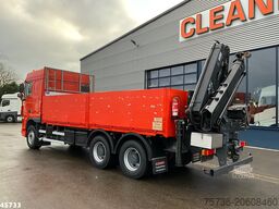 DAF FAT 105 XF 460 6x4 Manual Full Steel Hiab 16 To...