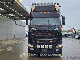 Scania S660 8X2 HMF 9520OK-RCS Crane Kran Fifth wheel ...
