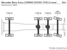 Mercedes-Benz Arocs COMING SOON!! 3745 Z-crane/HOOK, 2021!! T...