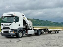 SCANIA R440 * HIAB 422 E-6 HIPRO + FUNK + Anhänger! 6x4