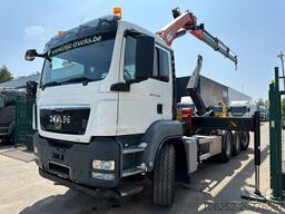 MAN TGS 35.400 8x4 TRIDEM HOOKLIFT T22 + CRANE PALF...