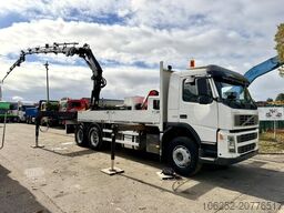 Volvo FM 300 6x4 + (25.8m!) PRITSCHE + KRAN HIAB 245 ...
