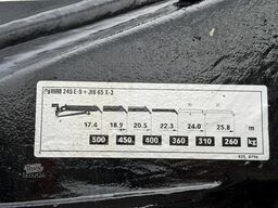 Volvo FM 300 6x4 + (25.8m!) PRITSCHE + KRAN HIAB 245 ...