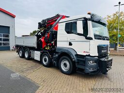 MAN TGS 35.520 8x2 Hydrodrive 8x4. Fassi F805 techno