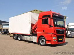 MAN TGX 26.480 XXL 6X2 HMF 2620 CRANE + BDF BODY + ...